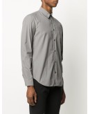 stitch-effect chest pocket shirt