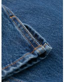 mid-rise straight jeans