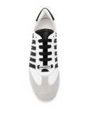 New Runner striped panel sneakers