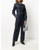 Workwear belted jumpsuit
