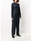 Workwear belted jumpsuit