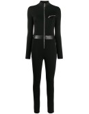 skinny fit zip-up playsuit
