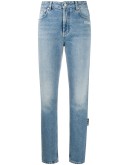 faded-effect slim-fit jeans