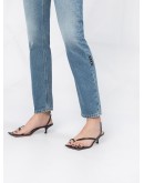 faded-effect slim-fit jeans