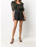 fil-coupé polka dot playsuit