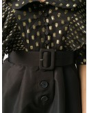 fil-coupé polka dot playsuit