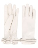 buckled bead embellished gloves