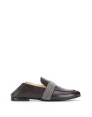 bead embellished slip-on loafers