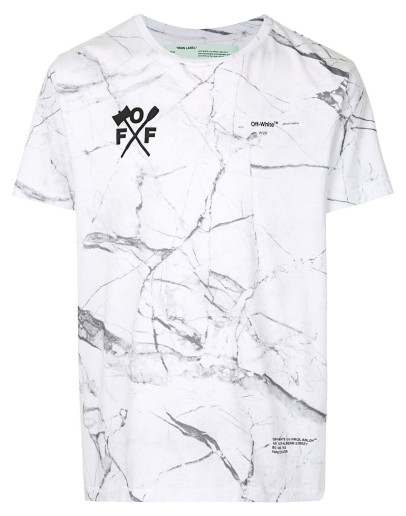 Arrows marble print T-shirt