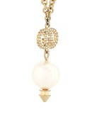 pearl detailed pendant necklace