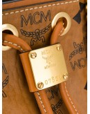 monogram print bucket bag