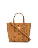 small logo-print tote bag