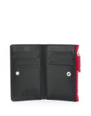 logo plaque pebbled effect wallet