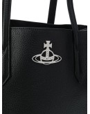 logo plaque zipped tote bag 