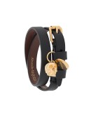 skull charm wrap bracelet