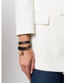 skull charm wrap bracelet