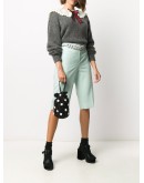 polka dot beaded bucket bag