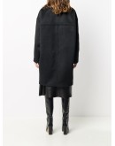 virgin wool cocoon coat