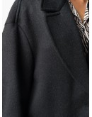 virgin wool cocoon coat