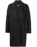 virgin wool cocoon coat
