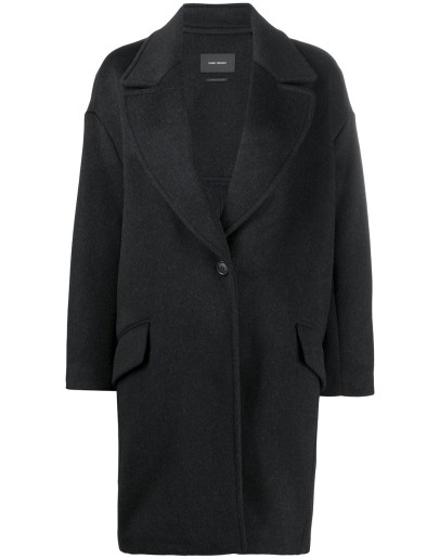 virgin wool cocoon coat
