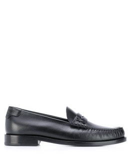 block heel loafers