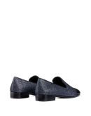 glitter panelled loafers 