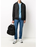 panelled bomber jacket