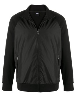 panelled bomber jacket