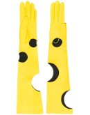 long cut-out gloves