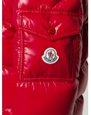 quilted hooded zipped jacket