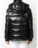 quilted zipped puffer jacket