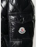 quilted zipped puffer jacket