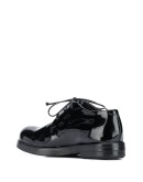 lace-up patent Oxford shoes