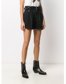 high rise denim shorts
