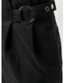 high rise denim shorts