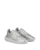 low-top glitter trainers