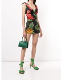 cotton pineapple print shorts