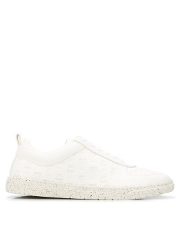 logo debossed low-top sneakers