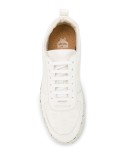 logo debossed low-top sneakers