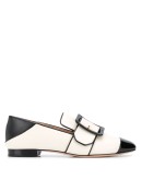 Janelle buckled strap loafers