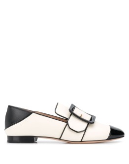 Janelle buckled strap loafers