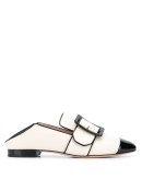 Janelle buckled strap loafers