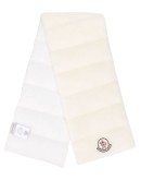 logo patch scarf