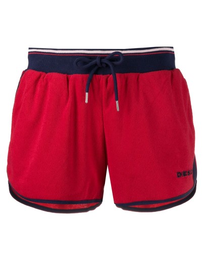 contrast trim stripe detail shorts