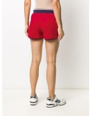 contrast trim stripe detail shorts