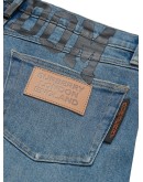 text-print slim-fit jeans