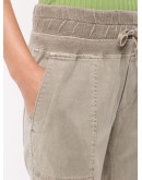 fitted jersey trousers