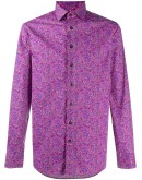 long sleeve floral print shirt