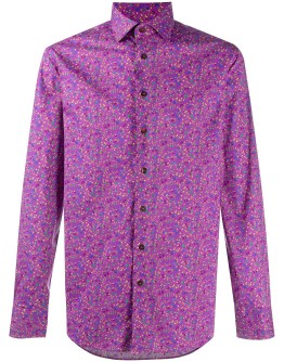 long sleeve floral print shirt
